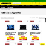 10% Apple Mac Computers @ JBHiFi - Apple MacBook Air 13-inch with M3 Chip, 10-core GPU, 512GB/16GB $2159 from $2399