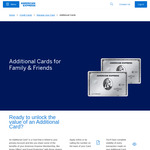Add an Additional Credit Card (First Approved Card Only), Get 10,000 Bonus AmEx/Qantas/Velocity Points @ American Express