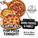 [NSW] Free Pizza Every Day until 30th June (6-10pm) @ The Pasta & Pizza Factory, Marrickville