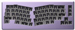 MonsGeek M6 Mechanical Keyboard (Barebone) QMK Purple/Black $109 Delivered @ PC Case Gear