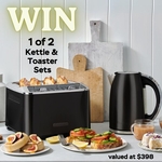 Win 1 of 2 Kettle & Toaster Sets from Cuisinart Australia