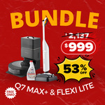 Roborock Q7 Max Plus & Flexi Lite & Omo Floor Cleaner Bundle Deal at Roborock Online - $999 with Free Shipping