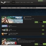 Far Cry Franchise Pack (Includes Far Cry 3) $49.99 USD - Steam