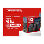 $15 off $75 Minimum Spend Sitewide (Excludes Shipping), or $15 off Nintendo Switch 2 @ MyDeal