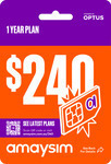 amaysim 365-Day Prepaid SIM Starter Pack 200GB (Incl Free Calls to 28 Countries) $175 + 2000 EDR Points @ Woolworths in-Store