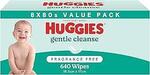 [Prime] Huggies Baby Wipes Fragrance Free 640 Pack (8x 80 Pack) $17.99 ($16.19 S&S) Delivered @ Amazon AU