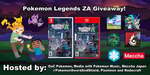 Win 1 of 6 Copies of Pokemon Legends: Z-A for The Nintendo Switch or Switch 2 from Nodecraft