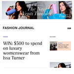 Win a $500 Issa Turner Voucher from Fashion Journal