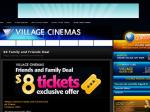 $8 tickets for the month of Feb at Village cinemas