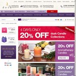 20% off Dusk Candle Collections Online - 4 Days Only