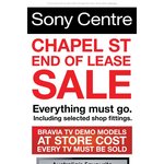 Sony Centre Chapel ST End of Lease Sale! LOTS OF STOCK BELOW COST! NEX Cam from $397, SUB463S $1