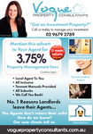 50% off Property Management for 12 Months - 3.75% Property Management Fee - All Sydney Suburbs