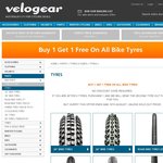 Buy 1 Get 1 Free On All Bike Tyres at Velogear