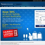 50% of Accor Bookings Stays in AUSTRALIA between 19/08/2013 to 08/10/2013 (Previously Expired)