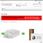 20% OFF All Homewares & Accessories from Equator Homewares. *Free Shipping for orders over $300