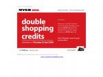 double shopping credit @ Myer - one day only (Thursday 23 April 2009)