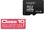 32GB Micro SDHC Class 10 Memory Card - Kogan Was $39 Now $29 Free Shipping