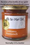 Free Delivery & Tomato Kasundi ($10 Value) With Every Order (No Minimum) @ Other Chef Fine Foods