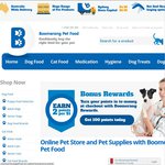 $15.00 off Your Order When You Spend $50.00 & over on All Pet Food @ Boomerang Pet Food