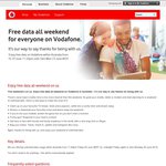 [Vodafone] Unlimited Mobile Data Usage Weekend (FREE) from Midnight (AEST) Friday 20 June to 3am Monday 23 June