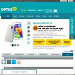Samsung Galaxy S5 $60 a Month 2.5GB 24 Month Plan @ Optus Save $120