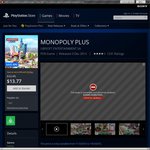 Monopoly Plus $9.18 PS4 AU PSN [PS+ Required]