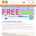 FREE Delivery (No Min Spend) When You Pay with Visa Checkout @ OO.com.au