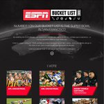 Win RT Flights for 2 to San Francisco, 4nts Hotel, Super Bowl Tickets (Feb 2016) from ESPN
