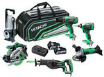 Masters: Hitachi 6 Piece Combo Kit $630 Online Purchase - Click & Collect Only (Not All Stores)