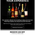 Moet Hennessy Collection - Receive $50 on $300 Spend (Code: SPEND300SAVE50)