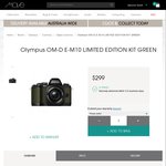 Olympus OM-D E-M10 Limited Edition Green Kit $299 @ Move Store