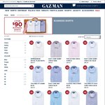 Gazman Business Shirts 2 for $90 or 3 for $120 (in Store or Free Ship for Orders over $100)