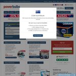 25% off with Code AUS25 on Car Globes from Powerbulb.com/Au. Free Shipping to AU