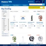 Up To 50% Off Selected Fans @ Masters 