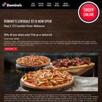 50% off - Domino's Lonsdale St Melbourne