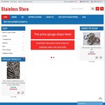 40% off at stainlessstore.com.au (Bolts, Screws, etc.)