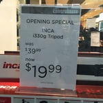 Inca Tripod $14.99 Was $39.99 @ Sydney Camera House 290 Pitt St