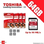 Toshiba Exceria 64GB SD Memory Card U3 - $25.95 + Delivery @ ShoppingSquare