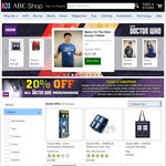 20% off Doctor Who Merch at ABC Shop