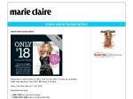 $18 for 6 Issues of Marie Claire