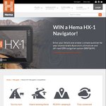 Win a Hema HX-1 Navigator GPS Navigation System (RRP $699)