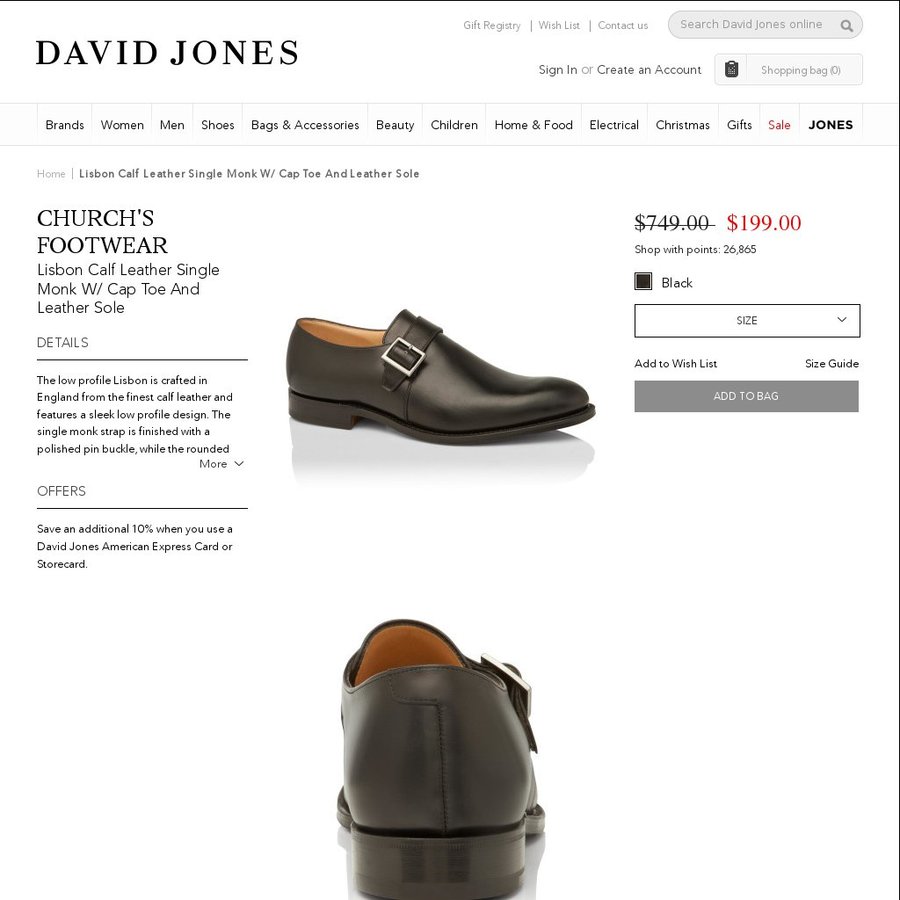 David jones mens shoes on sale sale