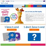 Buy a Selected Toy, Receive a $5 Voucher @ Toys "R" Us (Free VIP Membership Req.)