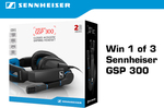 Win 1 of 3 Sennheiser GSP 300 Closed Acoustic Gaming Headsets Worth $140 Each from ESL/Sennheiser