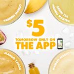 Boost Juice - $5 Mango Magic, Passion Mango, Mango Tango Crush or Green Tea Mango Mantra (Order Via App -  31/01 Only) 