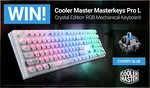 Win a Cooler Master MasterKeys Pro L Crystal Edition Keyboard Worth $229 From PC Case Gear