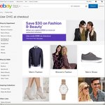 [eBay] Save $30 on Fashion & Beauty with $100 Spend at 29x Stores