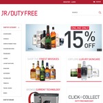 JR Duty Free - 15% off in Liquor / 5% in Technology - Online Only