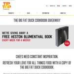 Win 1 of 4 Copies of 'The Big Fat Duck Cookbook' by Heston Blumenthal [Open to People Who Work in Food Services Industry]