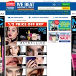 1/2 Price RRP all Maybelline at Chemist Warehouse Lip Balm from $1.69